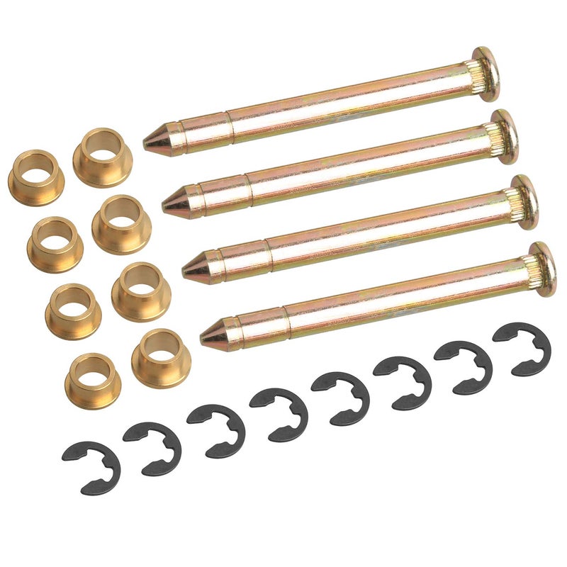 NDRUSH Door Hinge Pins Bushings Kit Replacement Compatible with Ford F150 F250 F350 Bronco - Image 1
